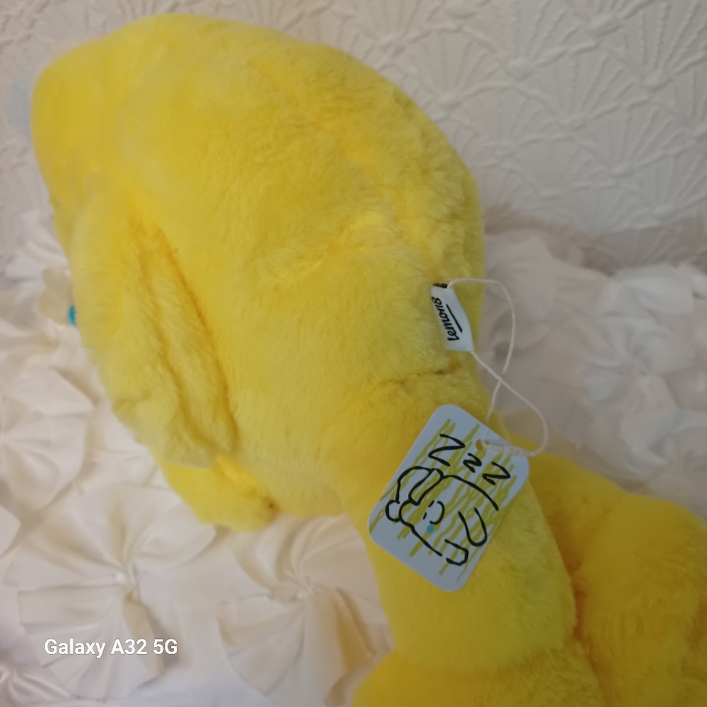 New LEMON8 Yellow Plush Toy with Blue Hat - Picture 5 of 13